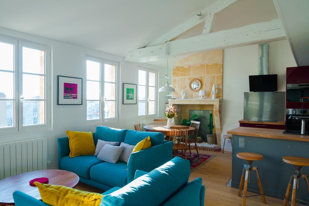 La Loge Du 12 Apartment Bordeaux Bagian luar foto